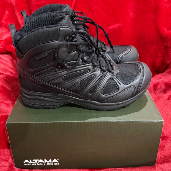 Altama Aboottabad Trail Mid WP Elite Black Boots - Picture 4 of 6